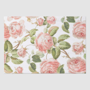 PAPEL DE SEDA DECOUPAGE TISSUE PAPER: ROSAS
