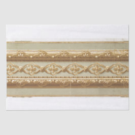 PAPEL DE SEDA DECOUPAGE TISSUE PAPER : VINTAGE GOLD BORDER BORDE