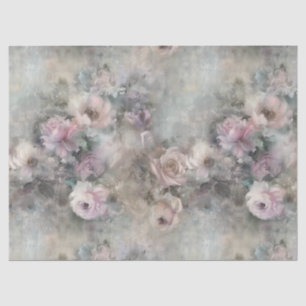 Papel De Seda Decoupage victoriana de Shabby Chic Pintada en Flo