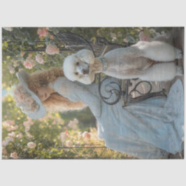 Papel De Seda Decoupage Victoriano Vestido Lady Standard Poodle