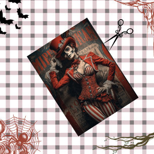 Papel De Seda Decoupage Vintage Circus Master Storytelling