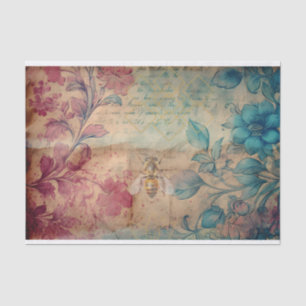 Papel De Seda Decoupage Vintage French Honeybecolor Watercolor