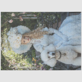 Papel De Seda Decoupage Vintage Lady Evelyn Standard Poodle