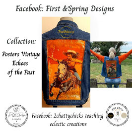 Papel De Seda Decoupage Vintage Poster Arabian Horse Rider Judi