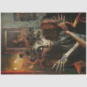 Papel De Seda Decoupage Weird and Weider Art of Woman