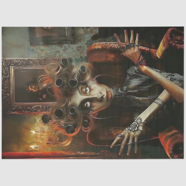 Papel De Seda Decoupage Weird and Weider Art of Woman (Anverso)