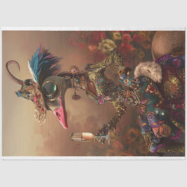 Papel De Seda Decoupage Whimsical Character Wackadoodle Lady