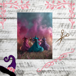 Papel De Seda Decoupage Whimsical Colorful Witness