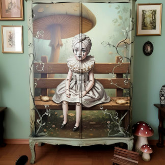 Papel De Seda Decoupage Whimsical doll