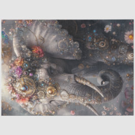 Papel De Seda Decoupage Whimsical Elephant Jewelry Adorados