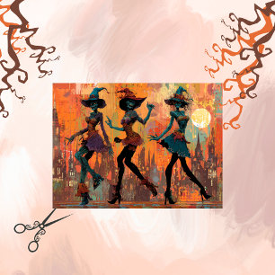 Papel De Seda Decoupage Whimsical Good Witness Dancing