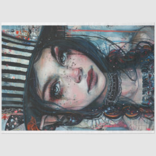 Papel De Seda Decoupage Whimsical Jester Chica Fiona