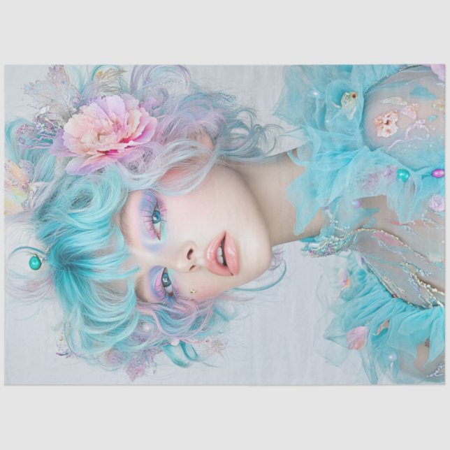 Papel De Seda Decoupage Whimsical Lady SunkisStyle (Anverso)