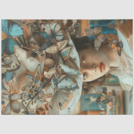 Papel De Seda Decoupage Whimsical Librarian School Teacher