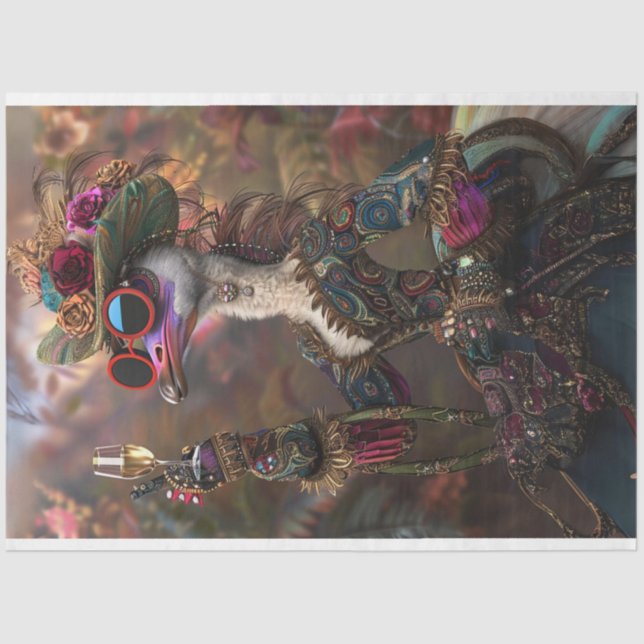 Papel De Seda Decoupage Whimsical Twinkeltoes Wackadoodle (Anverso)