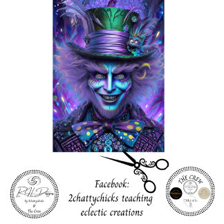 Papel De Seda Decoupage Wonderlous Vibrant Whimsical Trickster 