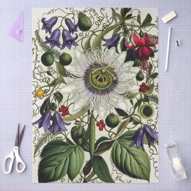 Papel De Seda Decoupage Woodland Illustration (Artesanía)