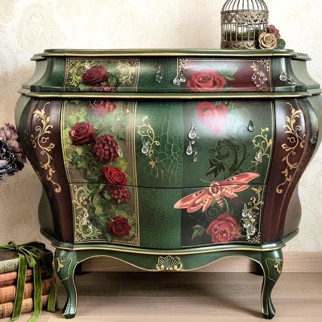 Papel De Seda Decoupage Woodland Moth Illustration (Subido por el creador)