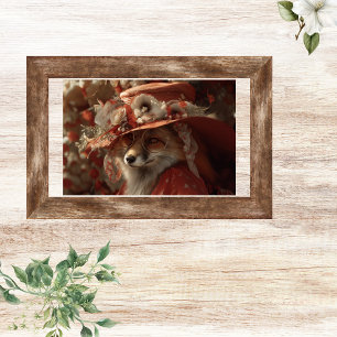 Papel De Seda Decoupage Zorro de Otoño Encanto Rústico Sureño