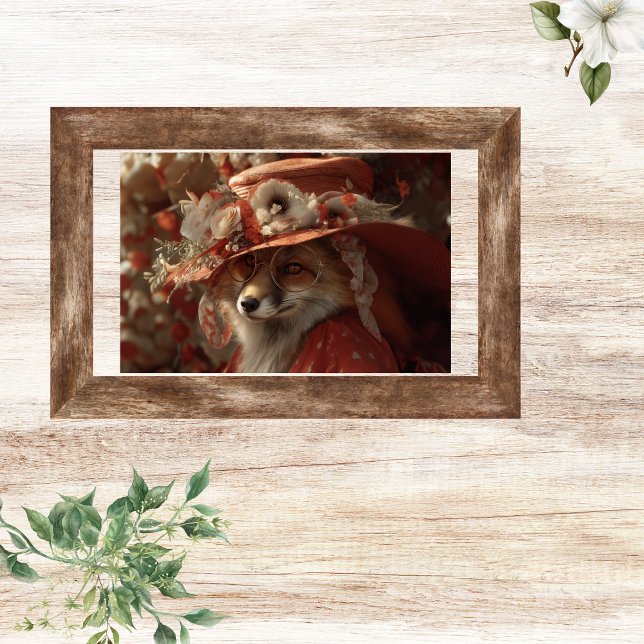 Papel De Seda Decoupage Zorro de Otoño Encanto Rústico Sureño (Subido por el creador)