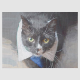 Papel De Seda Decoupagina blanca y negra