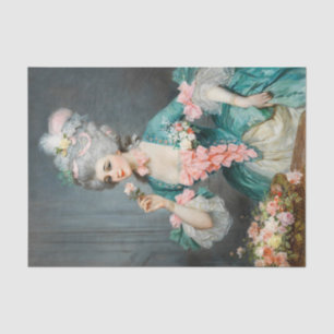 Papel De Seda Decoupaginación barroca del arte rococó