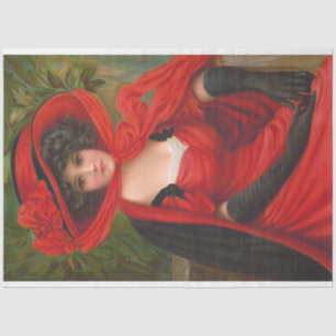 Papel De Seda Decoupaginación de la impresión de arte victoriano