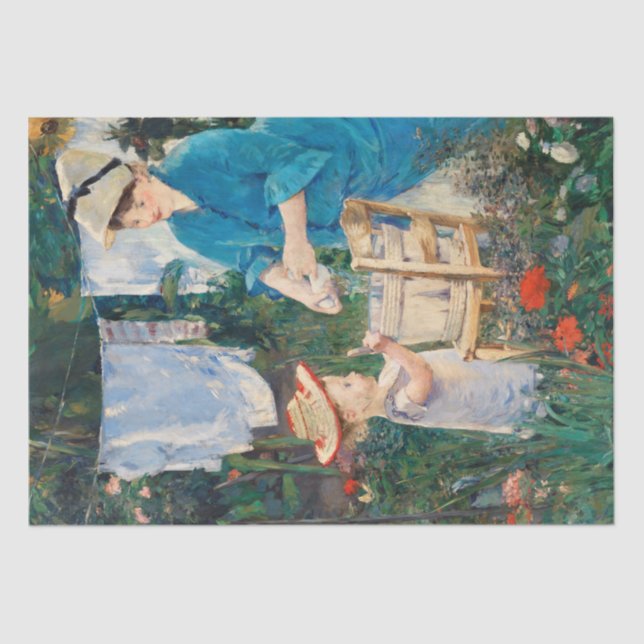 Papel De Seda Decoupaginación de madres e hijos en Victoria (Anverso)