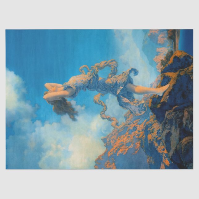 Papel De Seda Decoupaginación de Maxfield Parrish (Anverso)