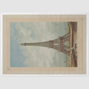 Papel De Seda Decoupago de la Torre Eiffel