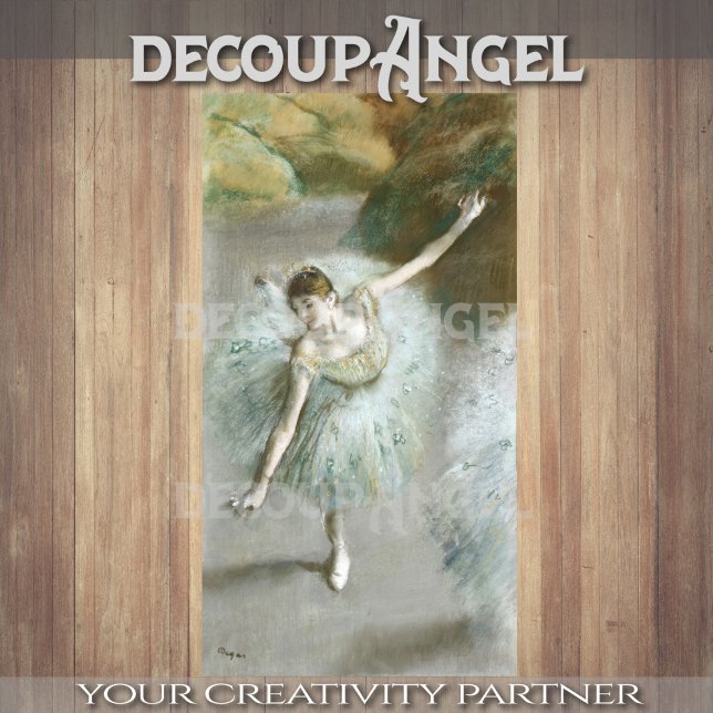 Papel De Seda Degas - El bailarín en el desenlace verde (Subido por el creador)