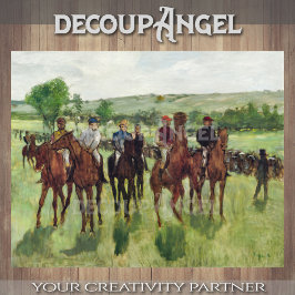 Papel De Seda Degas- La Desorientación De Los Jinetes