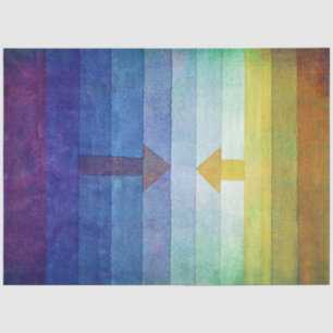Papel De Seda Degradado con flecha, Paul Klee