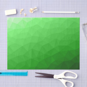 Papel De Seda Degradado verde claro malla geométrica patrón bril