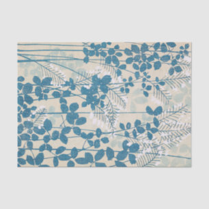 Papel De Seda Deja ramas de la impresión botánica japonesa vinta