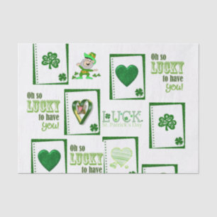 Papel de seda del Día de San Patricio