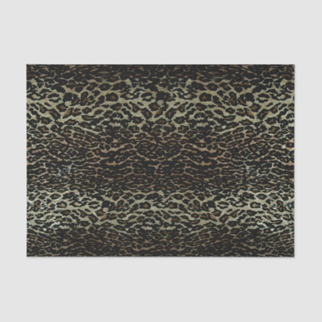 Papel De Seda  del papel seda del estampado leopardo (Anverso)
