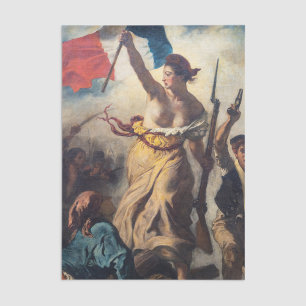 Papel De Seda Delacroix - La Libertad guiando al pueblo Primer p