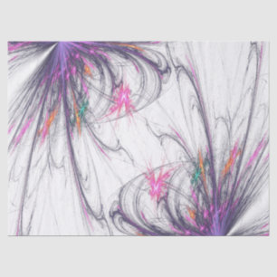 Papel De Seda Delicada elegancia fractal