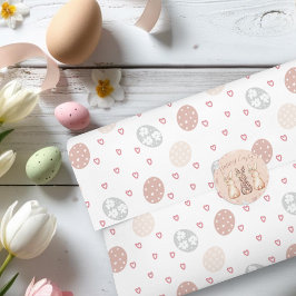Papel De Seda Delicada Pascua Blanca Primavera