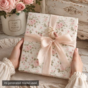 Papel De Seda Delicado Antiguo   Rosa Suave Pastel Rosa Decoupag