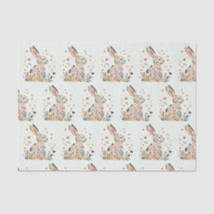 Papel de seda delicado de conejito de Pascua