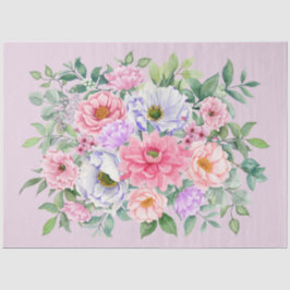 Papel De Seda Delicado jardín de verano Fiesta Flores Desnuda