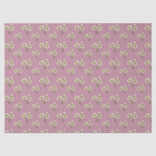 Papel De Seda Delicados cúmulos vintage de flores de arándano