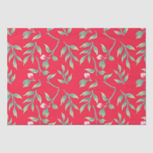Papel De Seda Delicados Florals Tejido de Tejido Floral de Tang