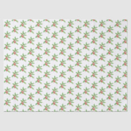 Papel De Seda Delicate Holly berries Christmas