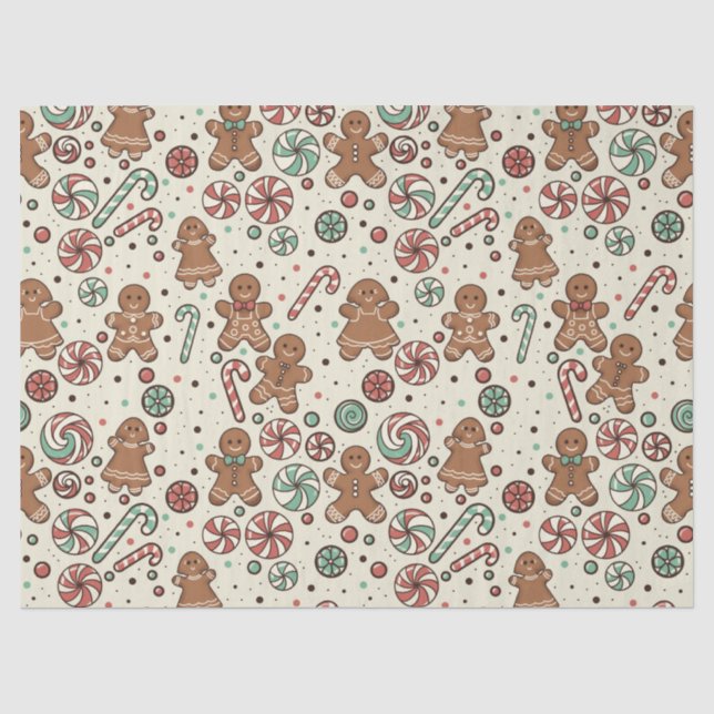 Papel De Seda Delicia de pan de jengibre (Anverso)
