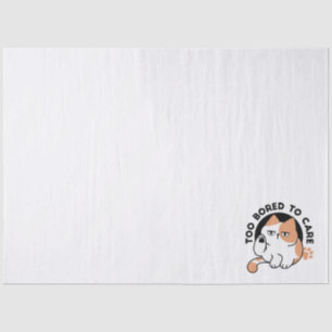 Papel De Seda Demasiado Aburrido para Importar – Frase Divertida