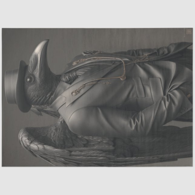 Papel De Seda Demuestrar satén de cuerdas negras con carismático (Anverso)