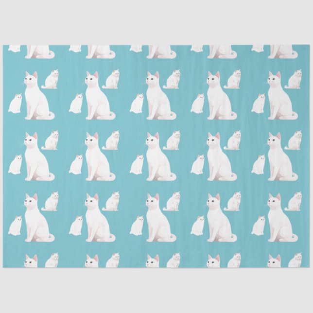 Papel De Seda Demure gatos (Anverso)